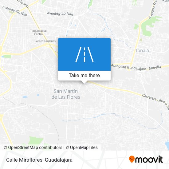 Calle Miraflores map