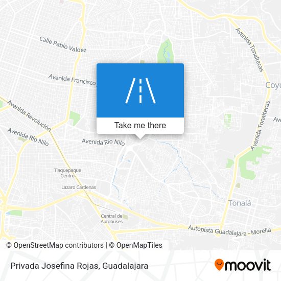 Privada Josefina Rojas map