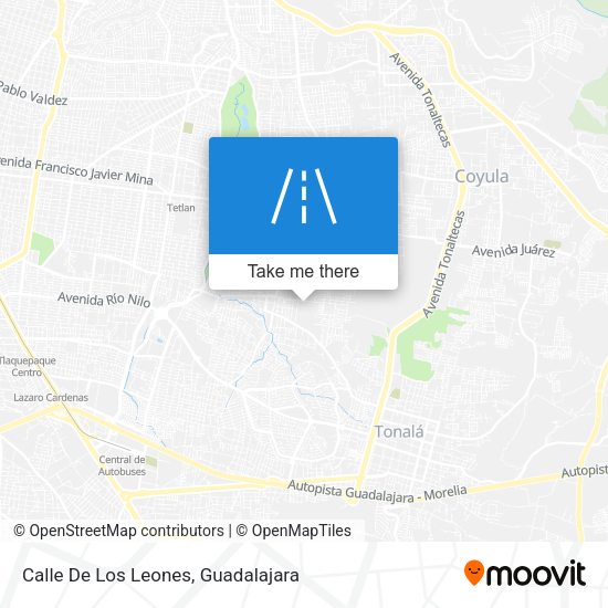 Calle De Los Leones map