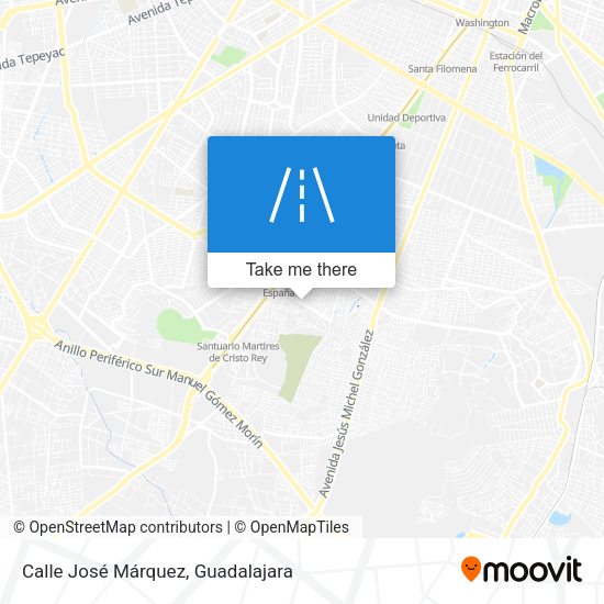 Mapa de Calle José Márquez