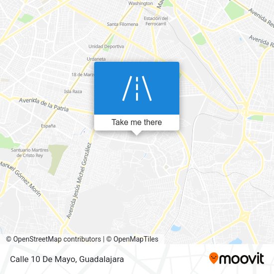 Mapa de Calle 10 De Mayo