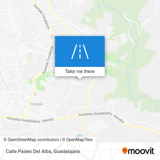 Calle Paseo Del Alba map