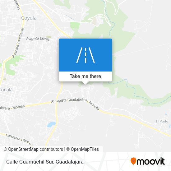 Calle Guamúchil Sur map