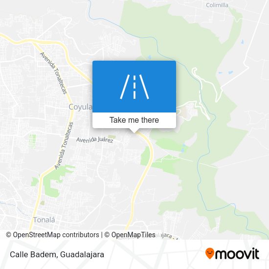 Mapa de Calle Badem