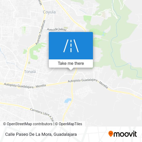 Calle Paseo De La Mora map
