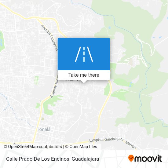 Calle Prado De Los Encinos map