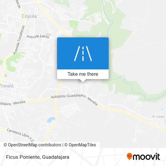 Mapa de Ficus Poniente