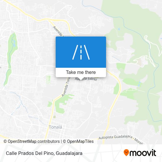 Mapa de Calle Prados Del Pino