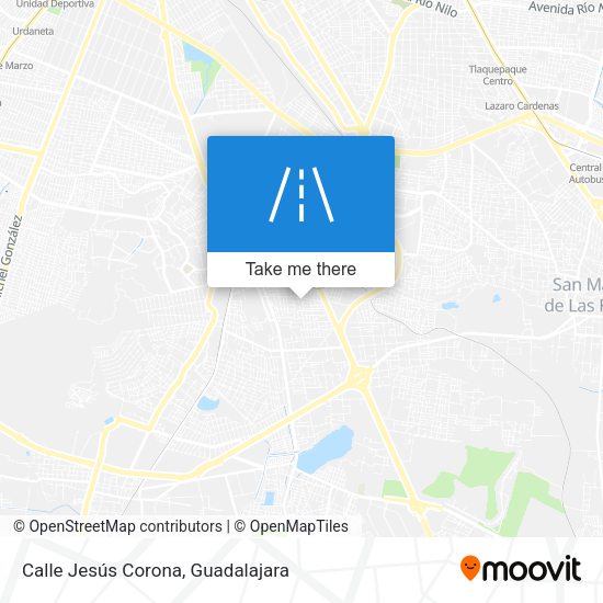 Mapa de Calle Jesús Corona
