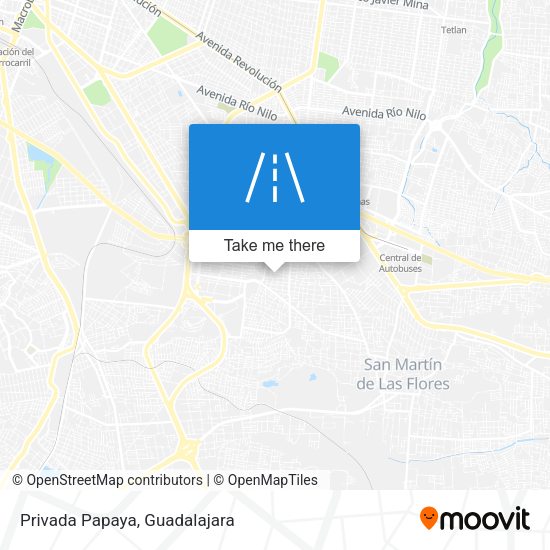 Mapa de Privada Papaya