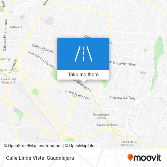 Mapa de Calle Linda Vista