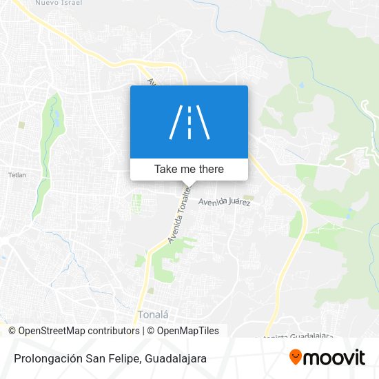Prolongación San Felipe map