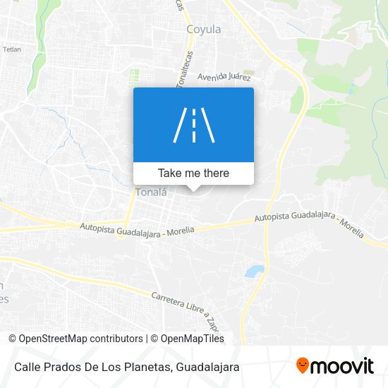 Calle Prados De Los Planetas map