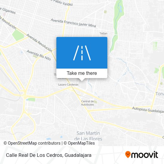 Calle Real De Los Cedros map