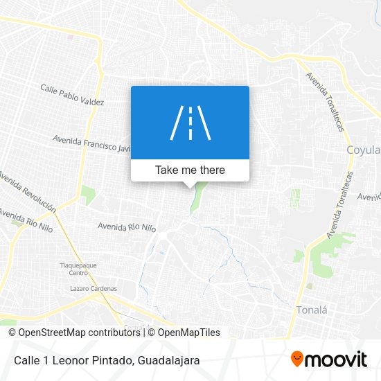 Mapa de Calle 1 Leonor Pintado