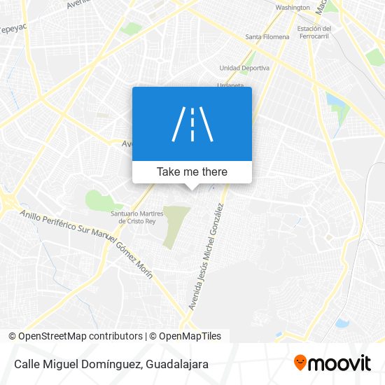 Calle Miguel Domínguez map