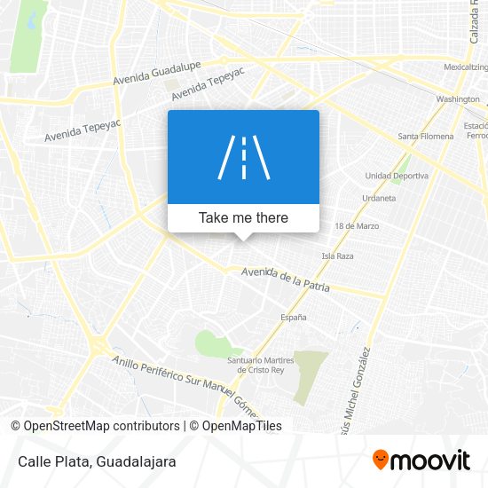 Mapa de Calle Plata