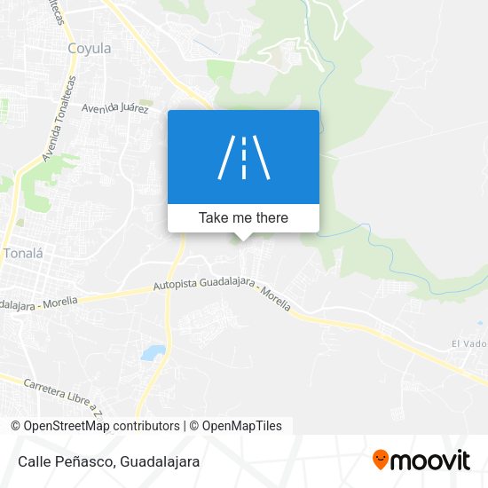 Mapa de Calle Peñasco