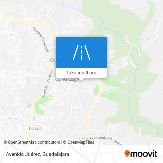 Avenida Juárez map