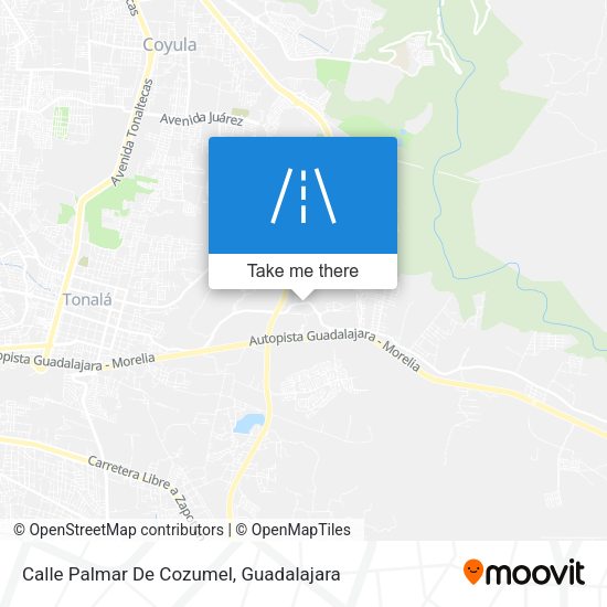 Calle Palmar De Cozumel map