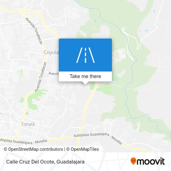 Mapa de Calle Cruz Del Ocote