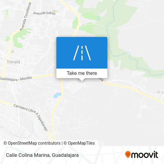 Calle Colina Marina map