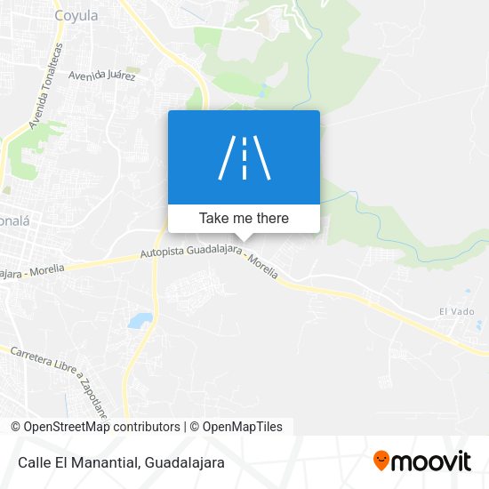 Mapa de Calle El Manantial