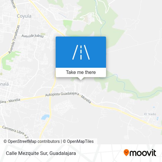 Calle Mezquite Sur map