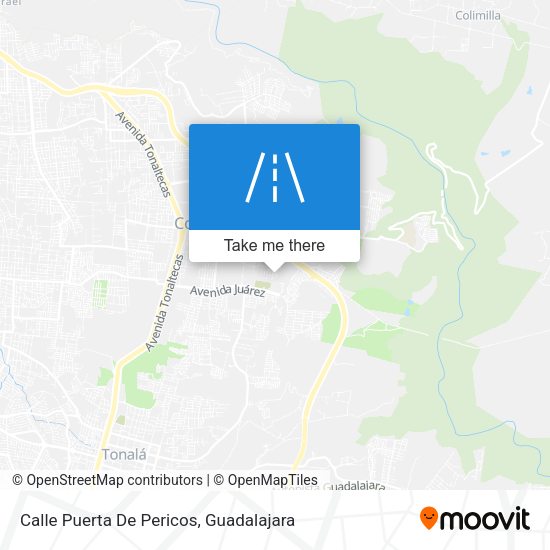 Calle Puerta De Pericos map