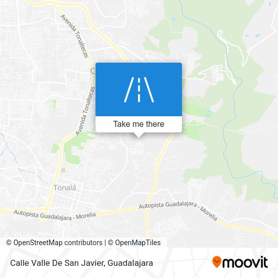 Calle Valle De San Javier map