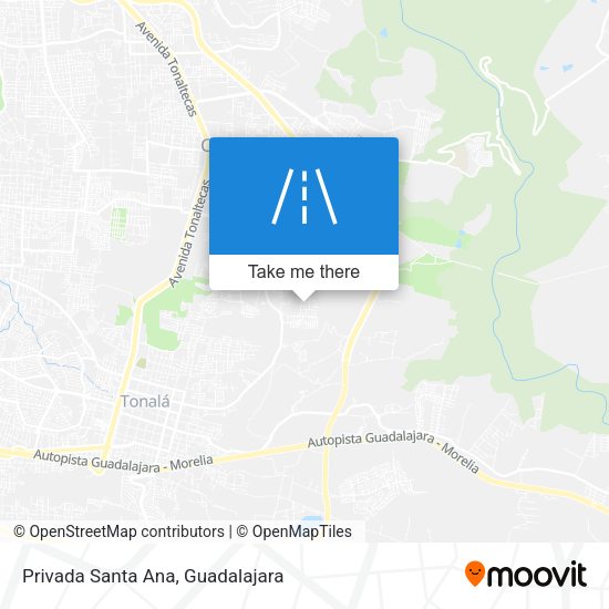 Privada Santa Ana map