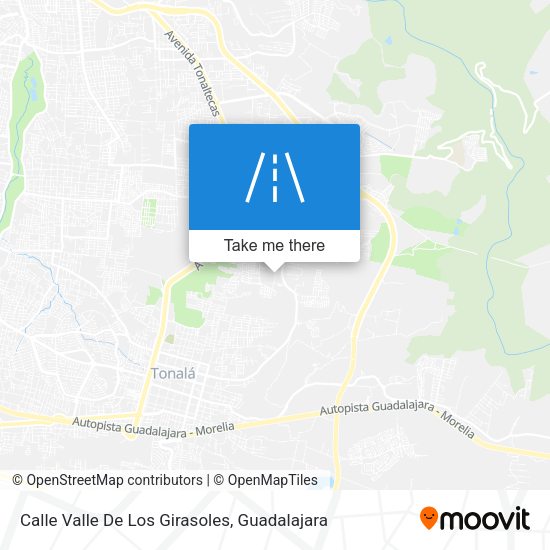 Calle Valle De Los Girasoles map