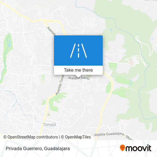 Mapa de Privada Guerrero