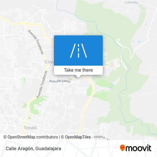 Calle Aragón map