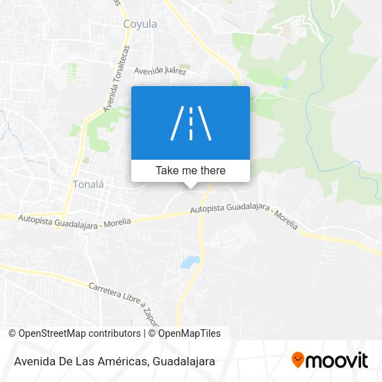 Mapa de Avenida De Las Américas