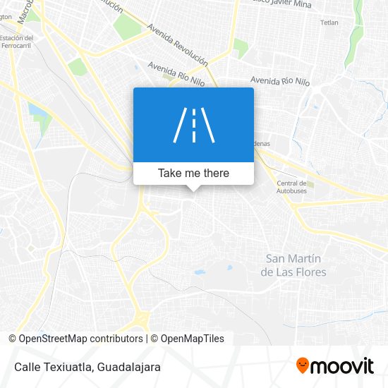 Mapa de Calle Texiuatla
