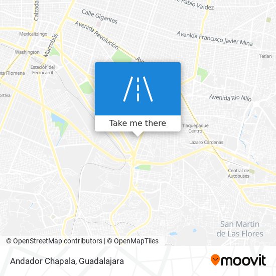 Mapa de Andador Chapala