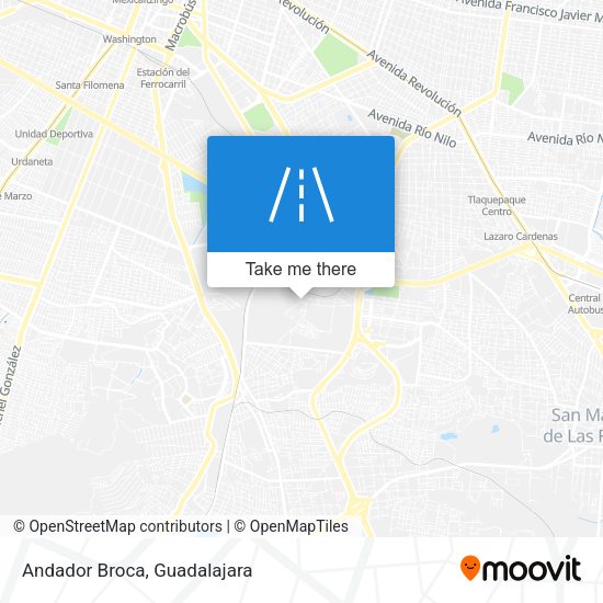 Mapa de Andador Broca
