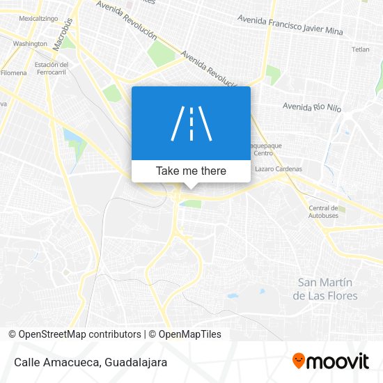 Mapa de Calle Amacueca