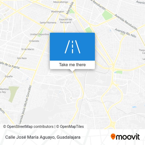 Calle José María Aguayo map
