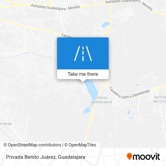Privada Benito Juárez map