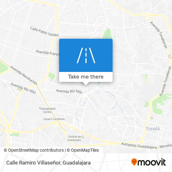 Mapa de Calle Ramiro Villaseñor