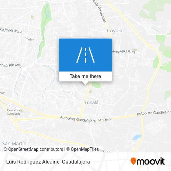 Luis Rodríguez Alcaine map