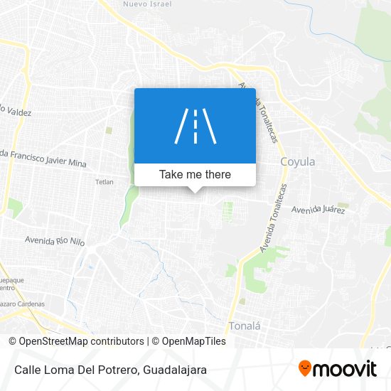 Calle Loma Del Potrero map