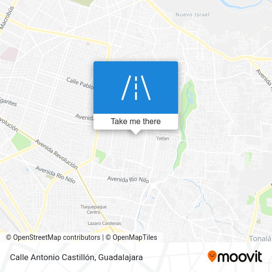 Calle Antonio Castillón map