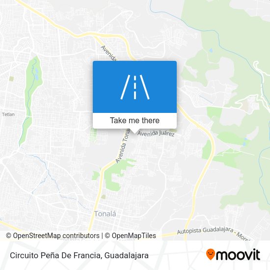 Mapa de Circuito Peña De Francia