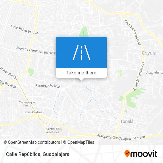 Calle República map