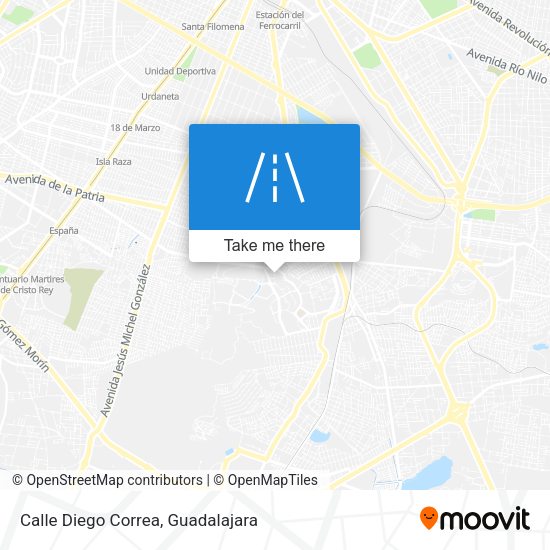 Calle Diego Correa map
