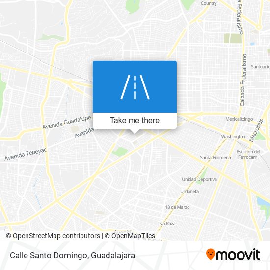 Calle Santo Domingo map