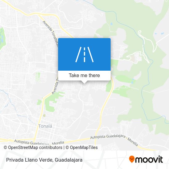 Privada Llano Verde map
